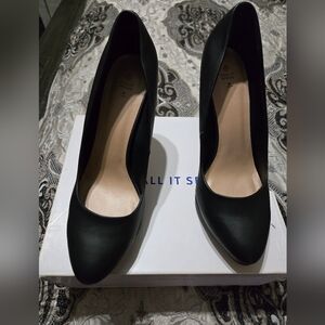 Black Platform Pumps Size 11